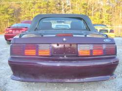 1987 Ford Mustang Convertible 5 Automatic - Maroon - Image 2