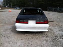 87-93 Ford Mustang Hatchback 5 Manual - White - Image 5