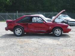 87-93 Ford Mustang Hatchback 5 Manual - Red - Image 4