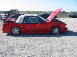 87-93 Ford Mustang Convertible 5 Automatic - Red - Image 2