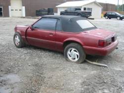 87-93 Ford Mustang Convertible 5 Automatic - Red