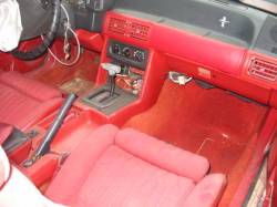 87-93 Ford Mustang Convertible 5 Automatic - Red - Image 2