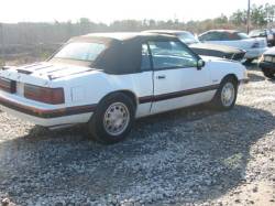 87-93 Ford Mustang Convertible 5 Automatic - White - Image 2