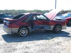 87-93 Ford Mustang Hatchback 5 Manual - Red - Image 1
