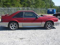 87-93 Ford Mustang Hatchback 5 Manual - Red