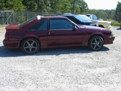 87-93 Ford Mustang Hatchback 5 Manual - Red - Image 1
