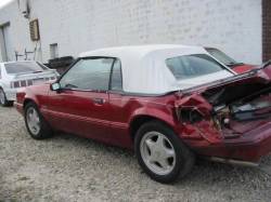 87-93 Ford Mustang Convertible 5 Automatic - Red - Image 2