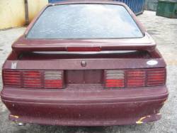 87-93 Ford Mustang Hatchback 5 Automatic - Red - Image 5