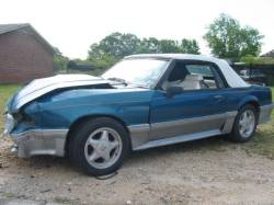 87-93 Ford Mustang Convertible 5 
 - Blue