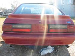 87-93 Ford Mustang Hatchback 5 Manual - Red - Image 2