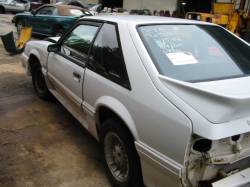 87-93 Ford Mustang Hatchback 5 Manual - White - Image 4