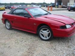 94-98 Ford Mustang Convertible 5 Automatic - Red - Image 1