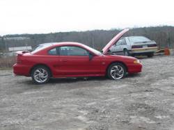 94-98 Ford Mustang Coupe 5 Automatic - Red - Image 4