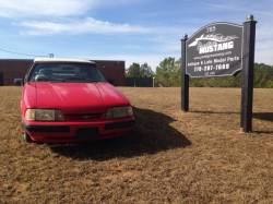 1989 Ford Mustang Red Convertible - Image 4