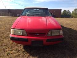 1989 Ford Mustang Red Convertible - Image 5