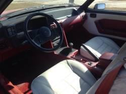 1989 Ford Mustang Red Convertible - Image 7