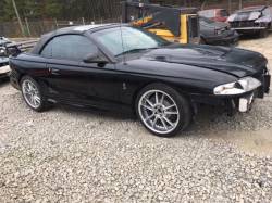 1996 Ford Mustang GT Black Convertible - Image 2